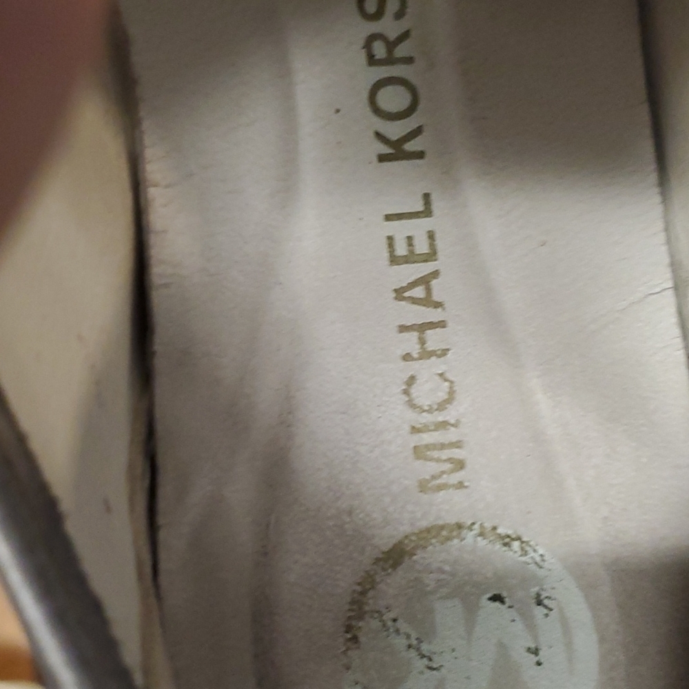 Michael Kors Leather Upper Sneakers SZ 8M - Picture 6 of 8